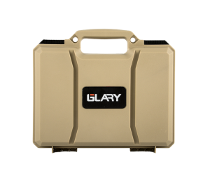 Glary Single Handgun Case Tan