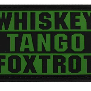 Condor Whiskey Tango Foxtrot PVC Patch