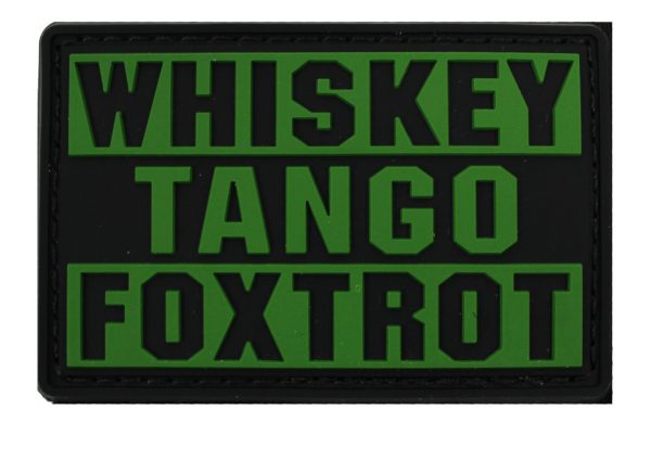 Condor Whiskey Tango Foxtrot PVC Patch