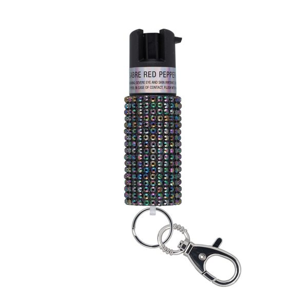 Black Pepper Spray with Jeweled Design