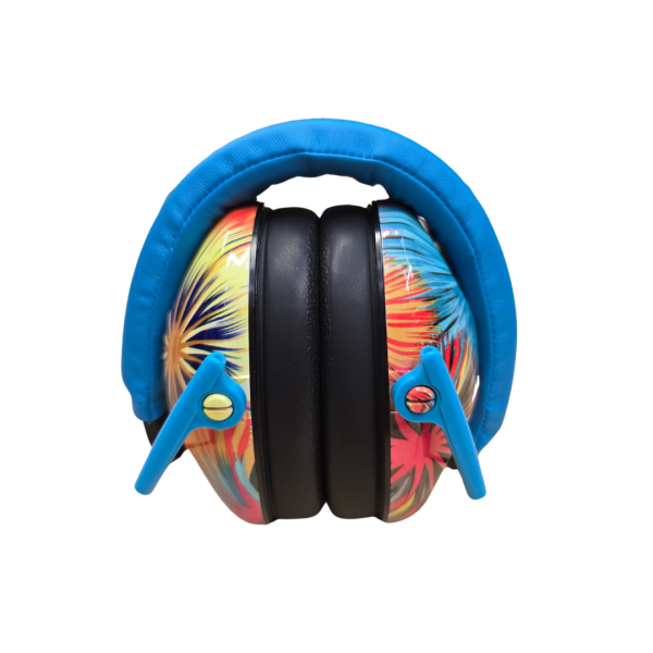 KuVut Kids Earmuffs (Blue Fireworks)